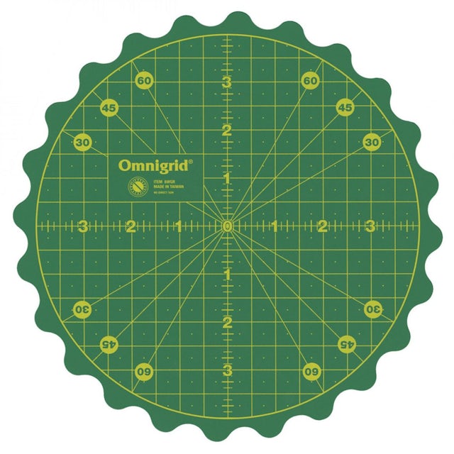 Round mat for 8" Omnigrid turntable