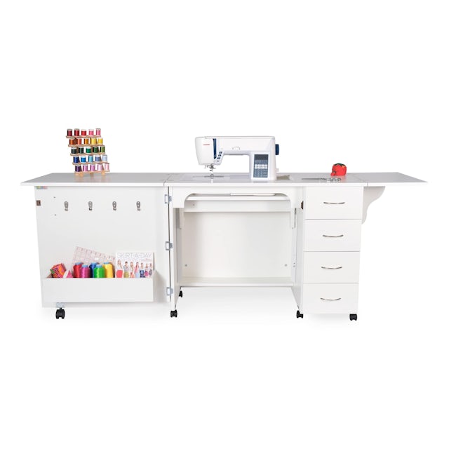 Laverne & Shirley Sewing Cabinet - Sewing and Vacuum Authority