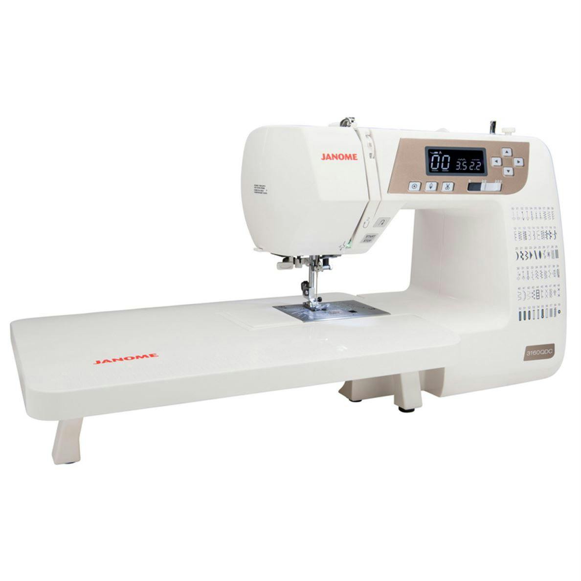 Janome 3160QDC-T with extension table