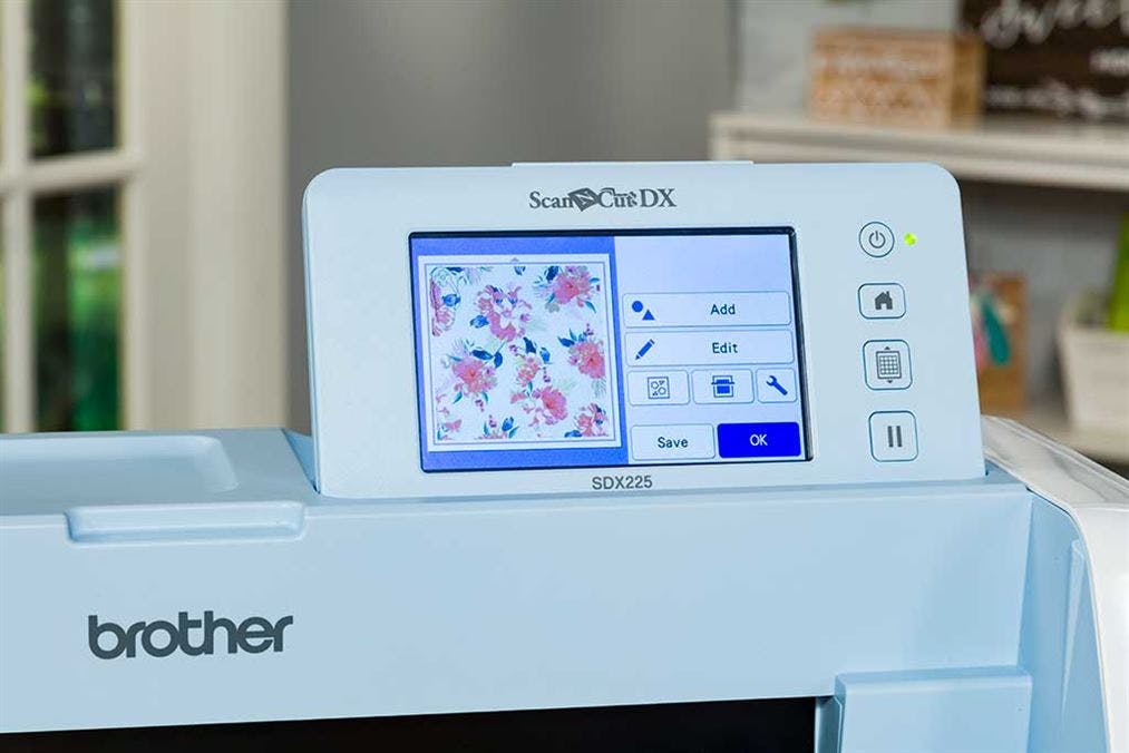 Brother ScanNCut SDX225 screen