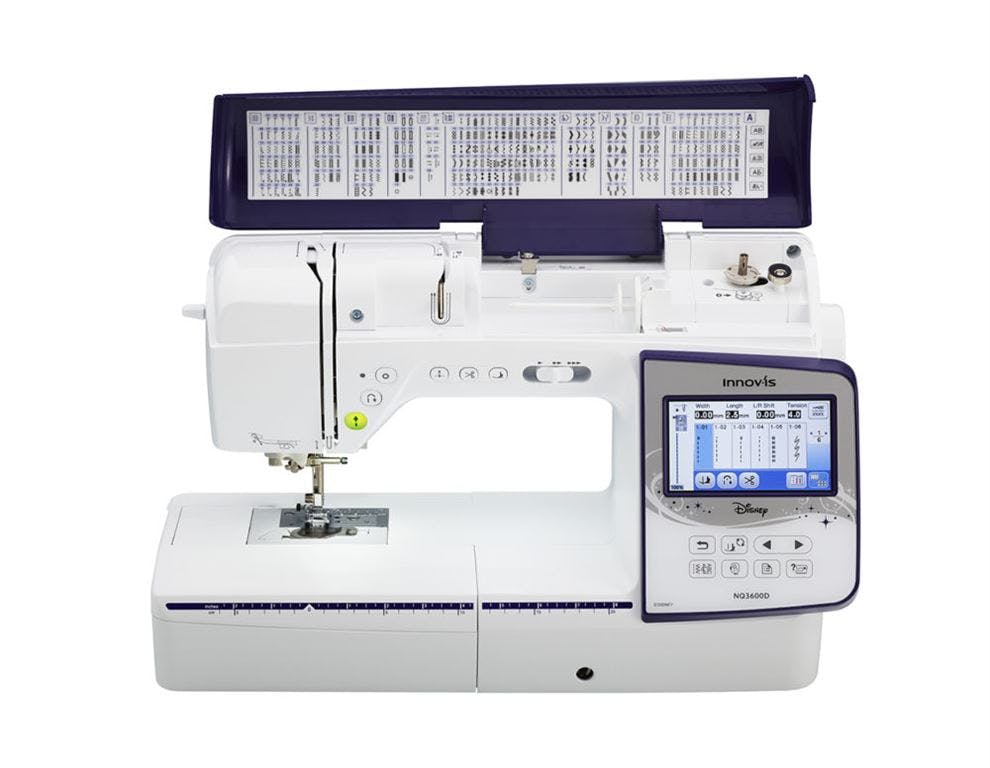 Brother NQ3600D sewing machine open top