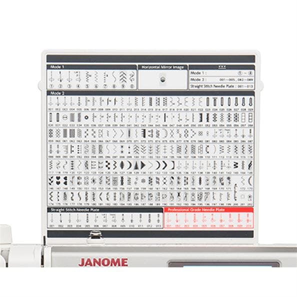 Janome Memory Craft 6700P stitches