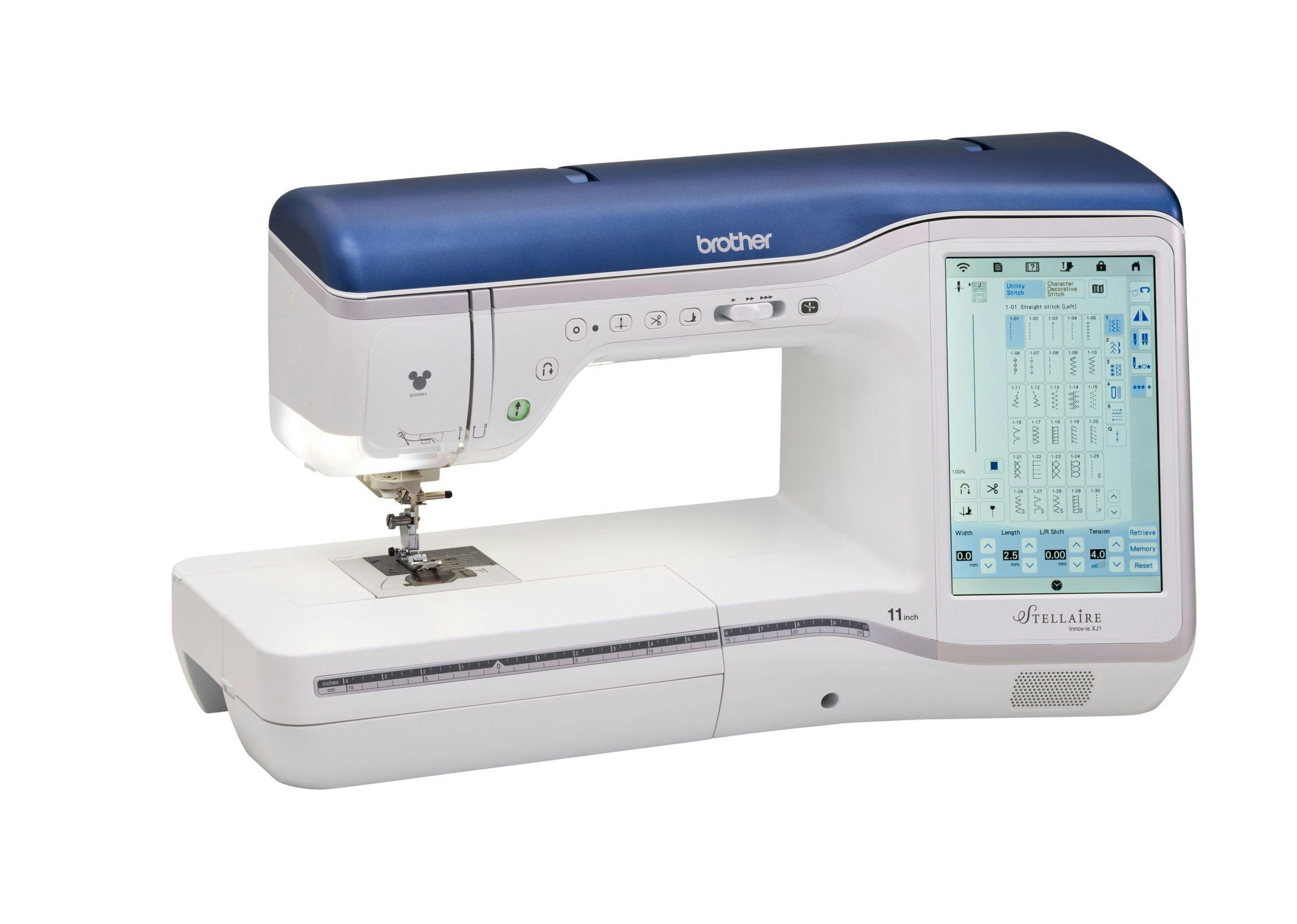 Photo of the Brother Stellaire XJ1 sewing and embroidery only machine