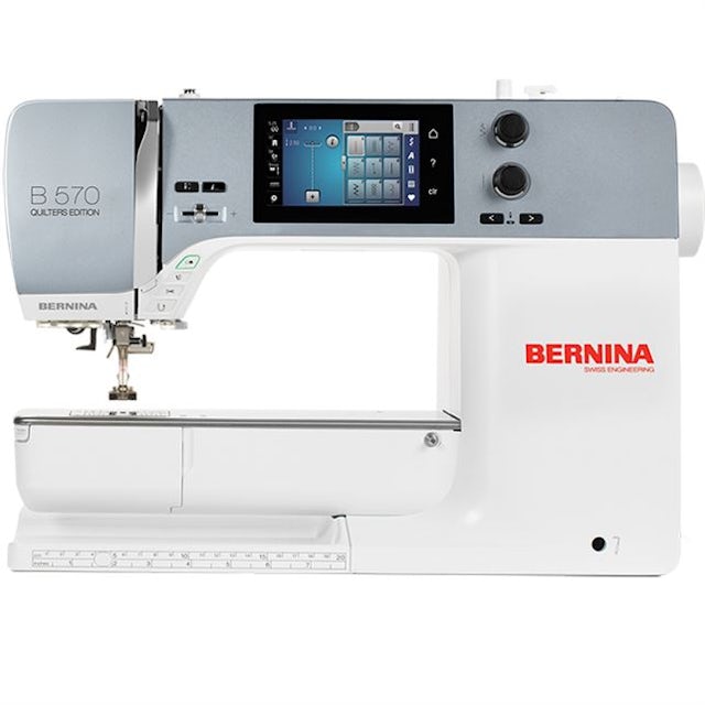 photo of Bernina 570QE sewing machine front