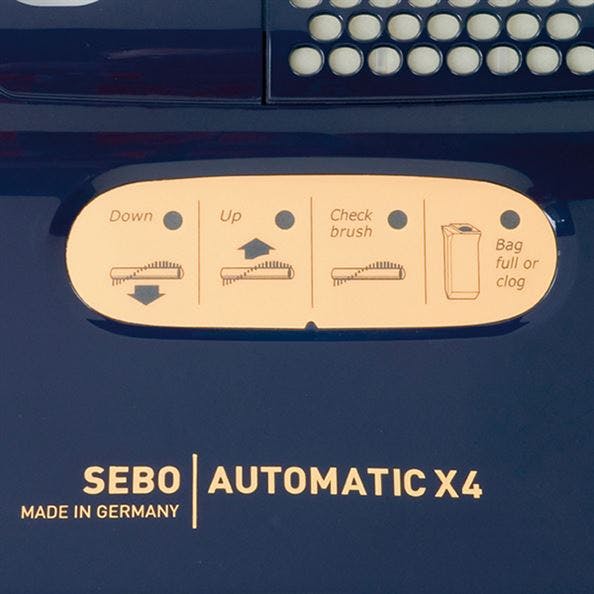 SEBO Automatic X4 vacuum height adjustment