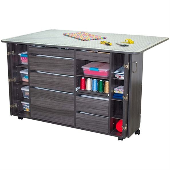 Horn 7600 Ultimate Sewing and Crafting Storage Center gray