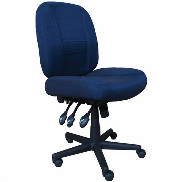 Horn Deluxe Adjustable Sewing Chair Blue
