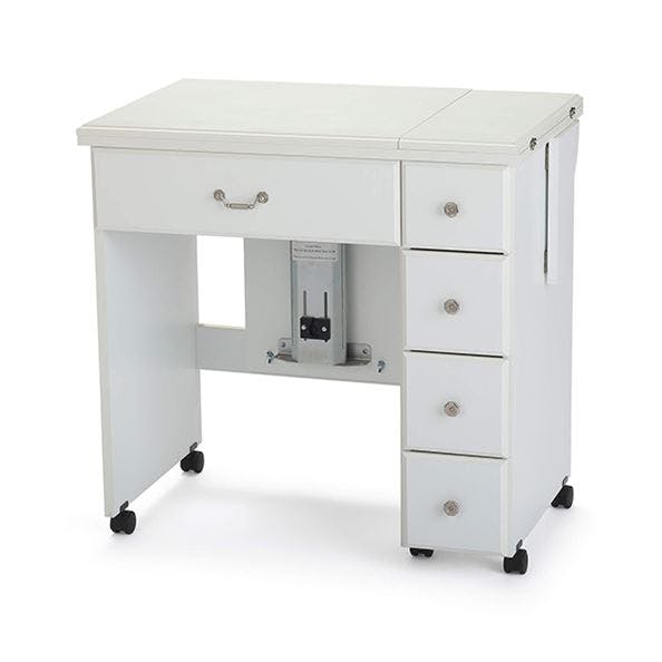 Arrow Auntie sewing cabinet in white