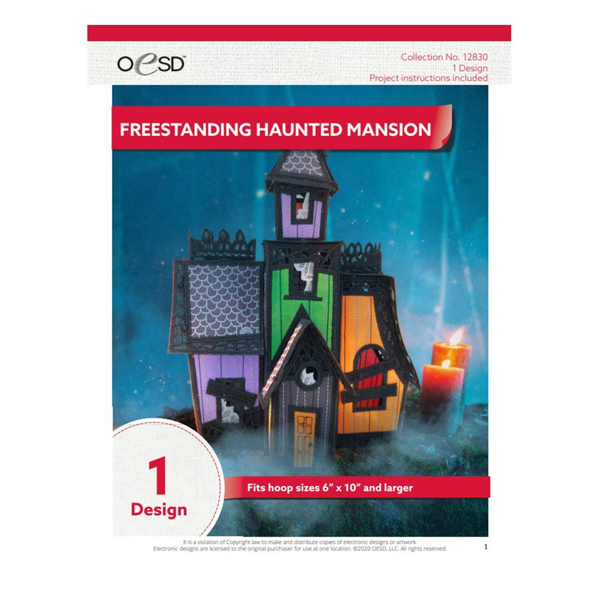 Freestanding Haunted Mansion