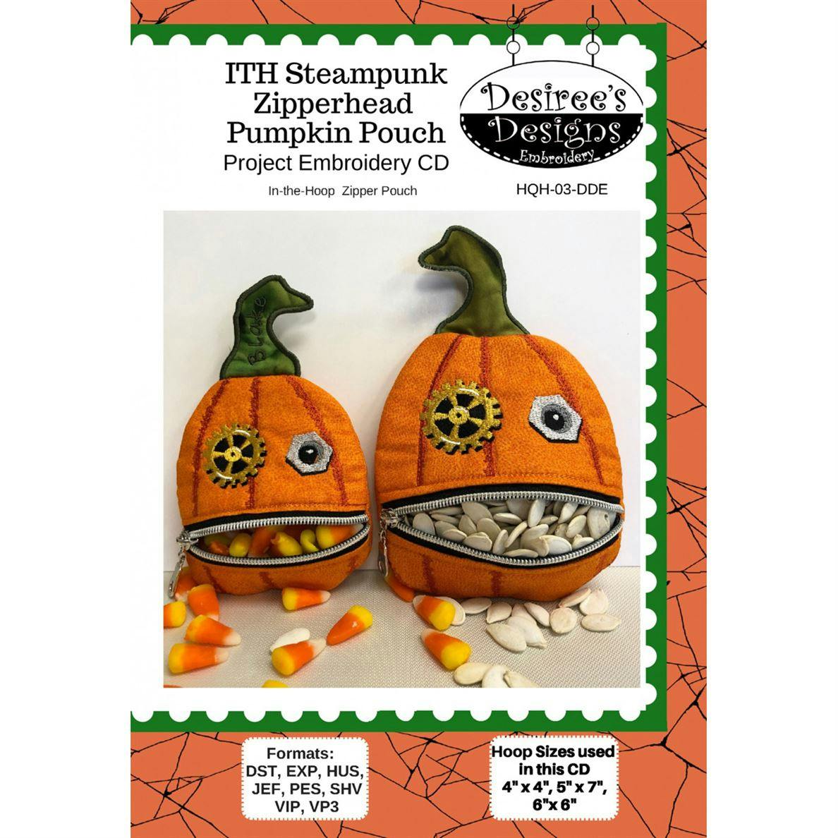 Steampunk Pumpkins Embroidery designs