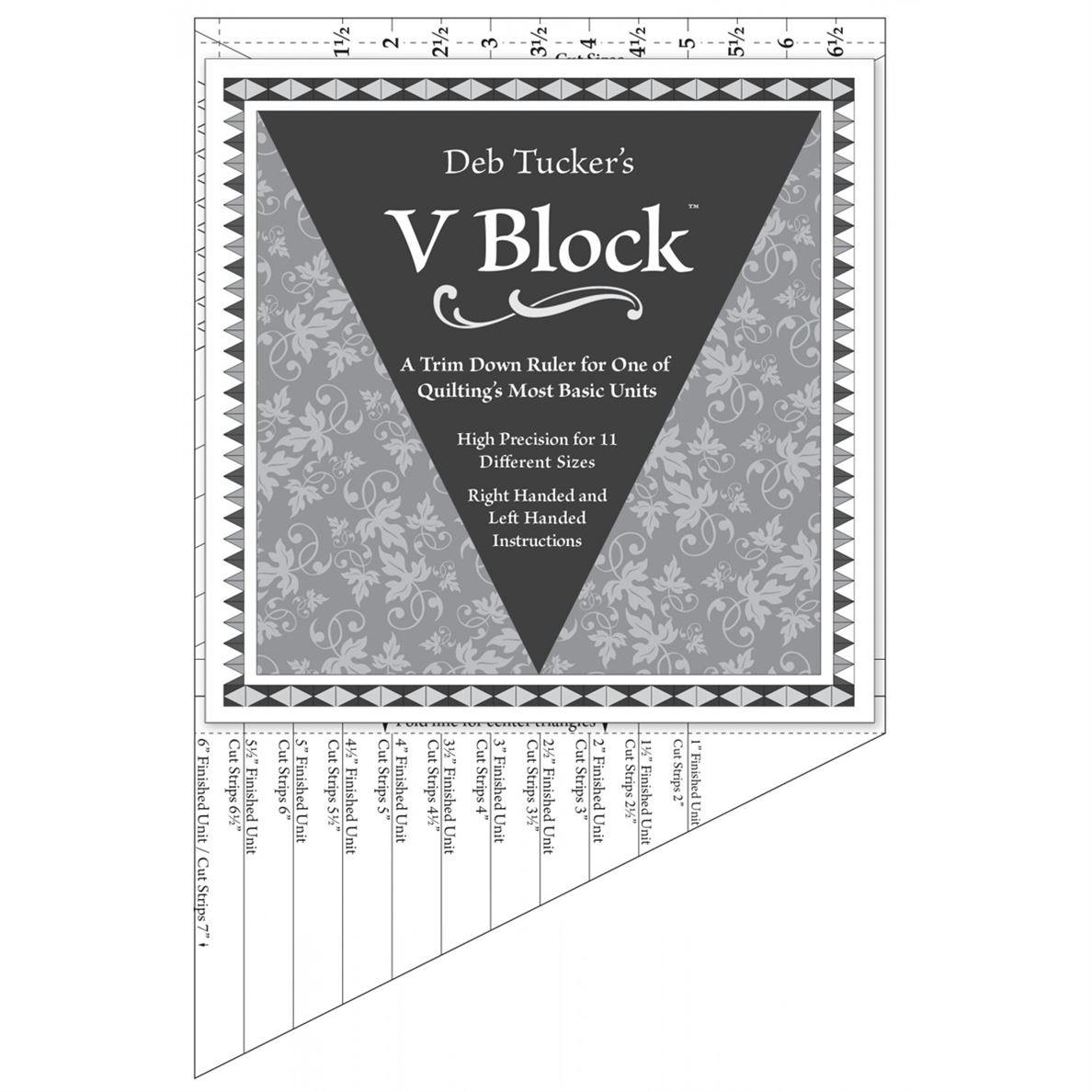 V block ruler
