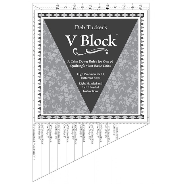 V block ruler