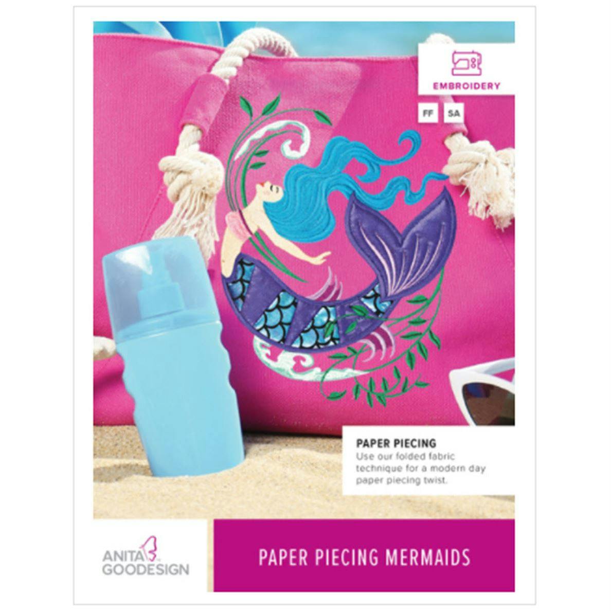 paper piecing mermaids