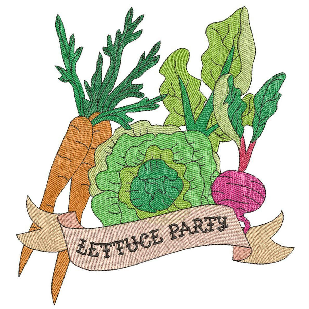 Lettuce design from Inked -- Eat your Veggies CD