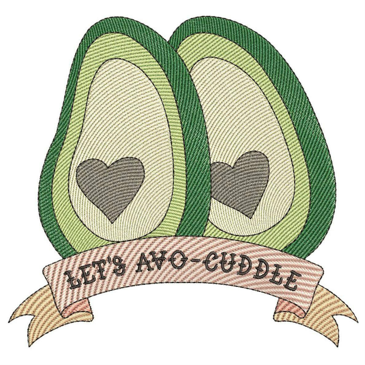 Avocado design from Inked -- Eat your Veggies CD
