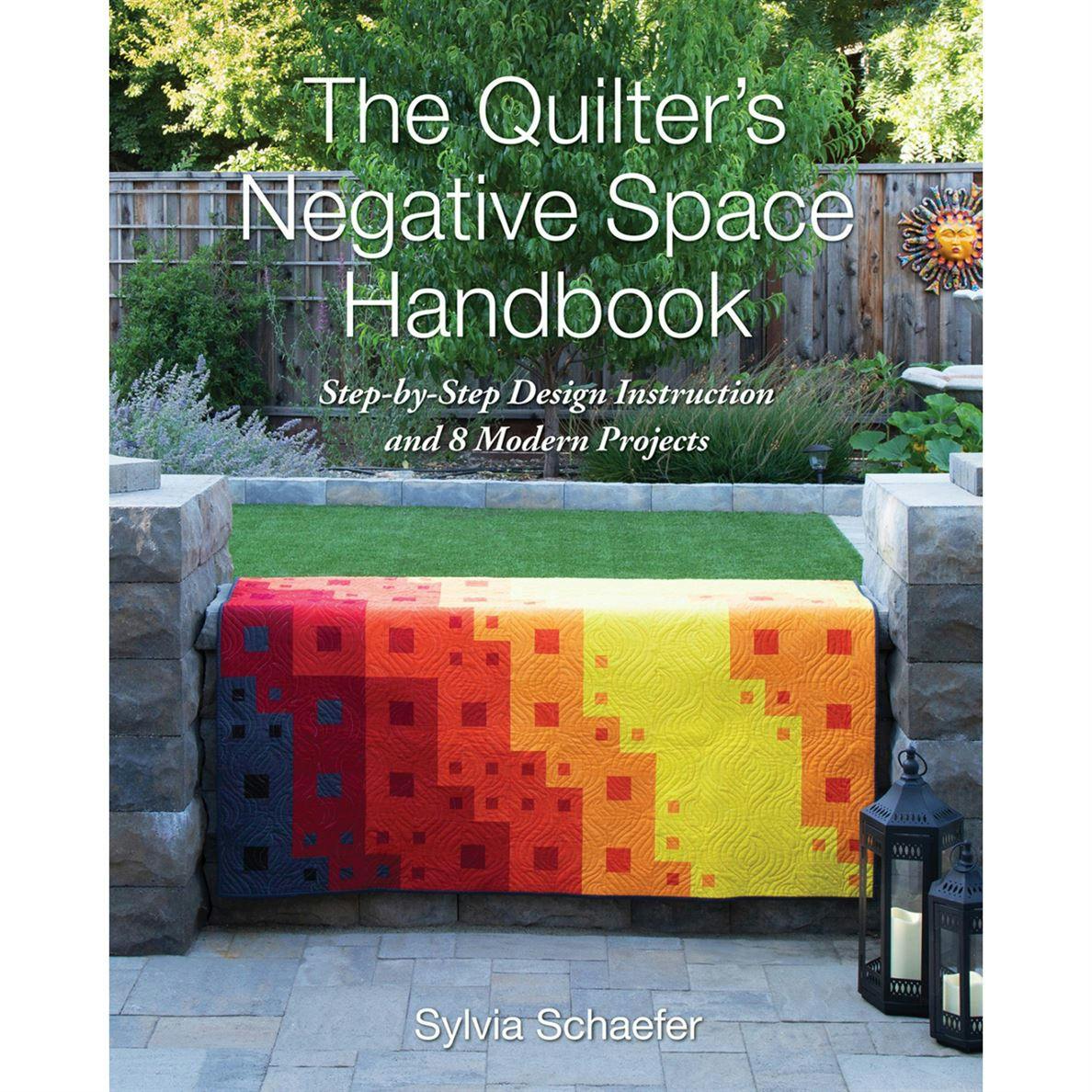 Front of Negative Space Quilting book