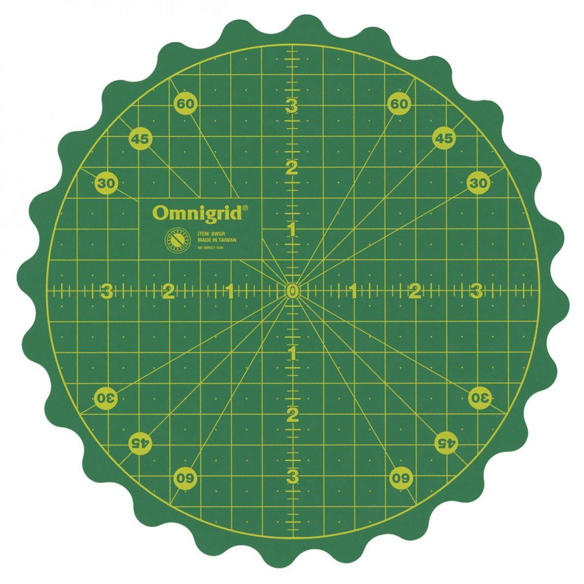 Round mat for 8" Omnigrid turntable