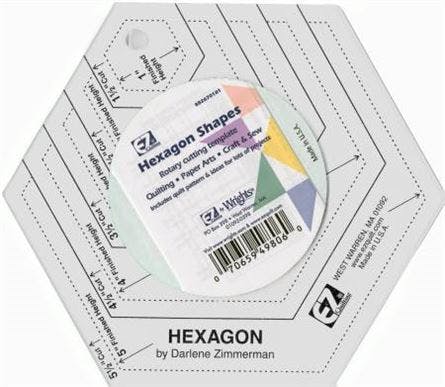 Hexagon ruler