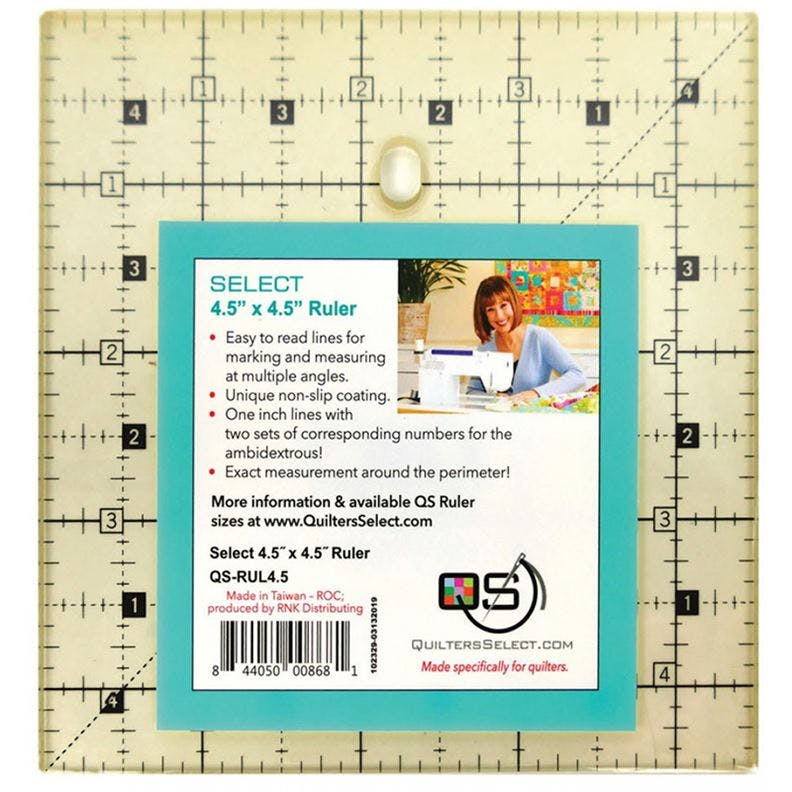 Quilter's Select 4.5 x 4.5 ruler