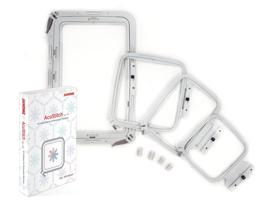 Janome Memory Craft 550E Limited Edition Included Hoops and AcuStitch