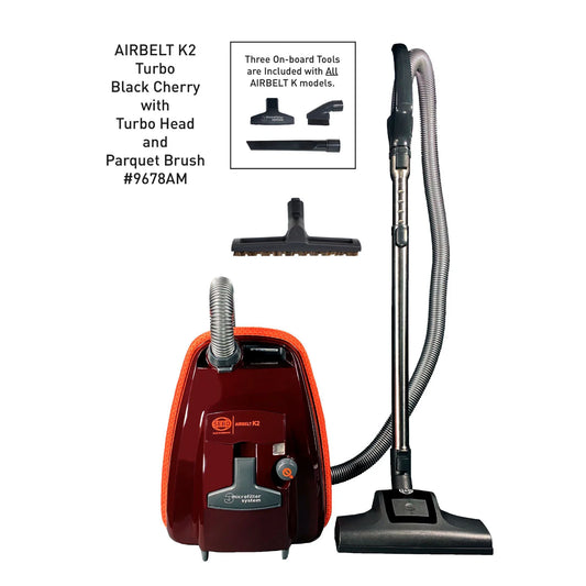 SEBO Airbelt K2 Turbo Black Cherry