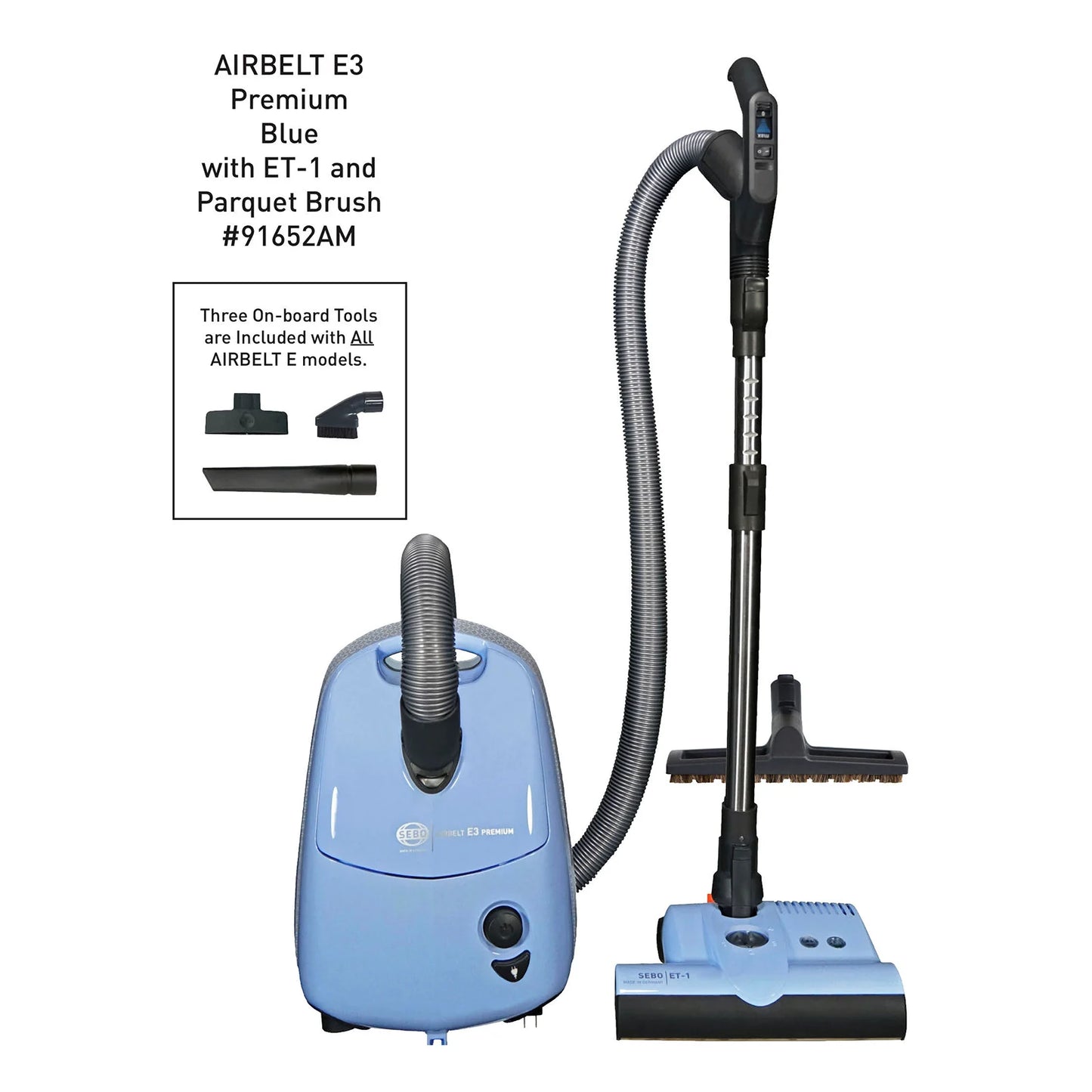 SEBO Airbelt E3 Premium (NEW Pastel Colors)