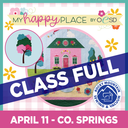 My Happy Place by OESD Embroidery Block of the Month - Colorado Springs