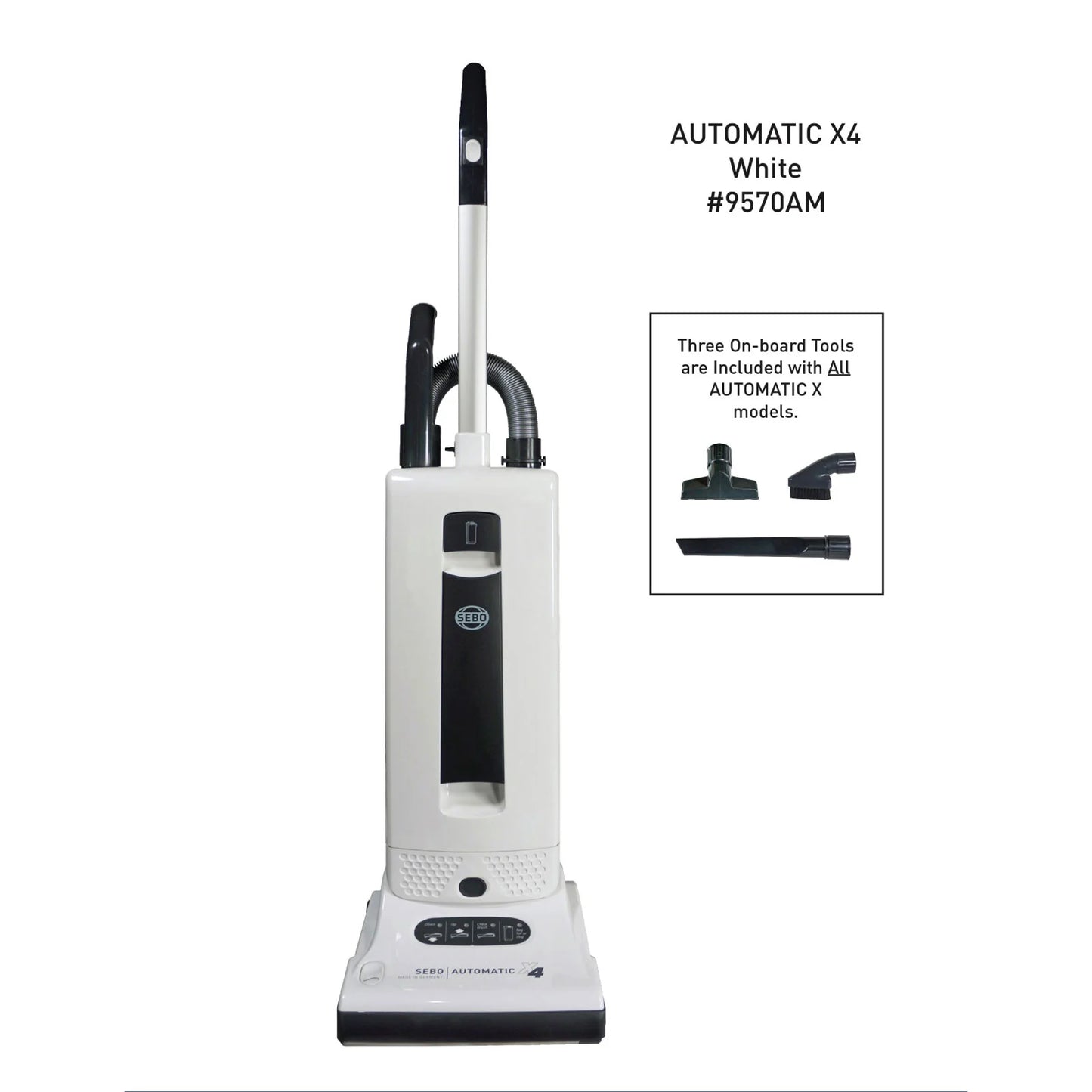 SEBO Automatic X4 White Upright Vacuum