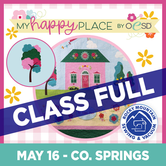 My Happy Place by OESD Embroidery Block of the Month - Colorado Springs