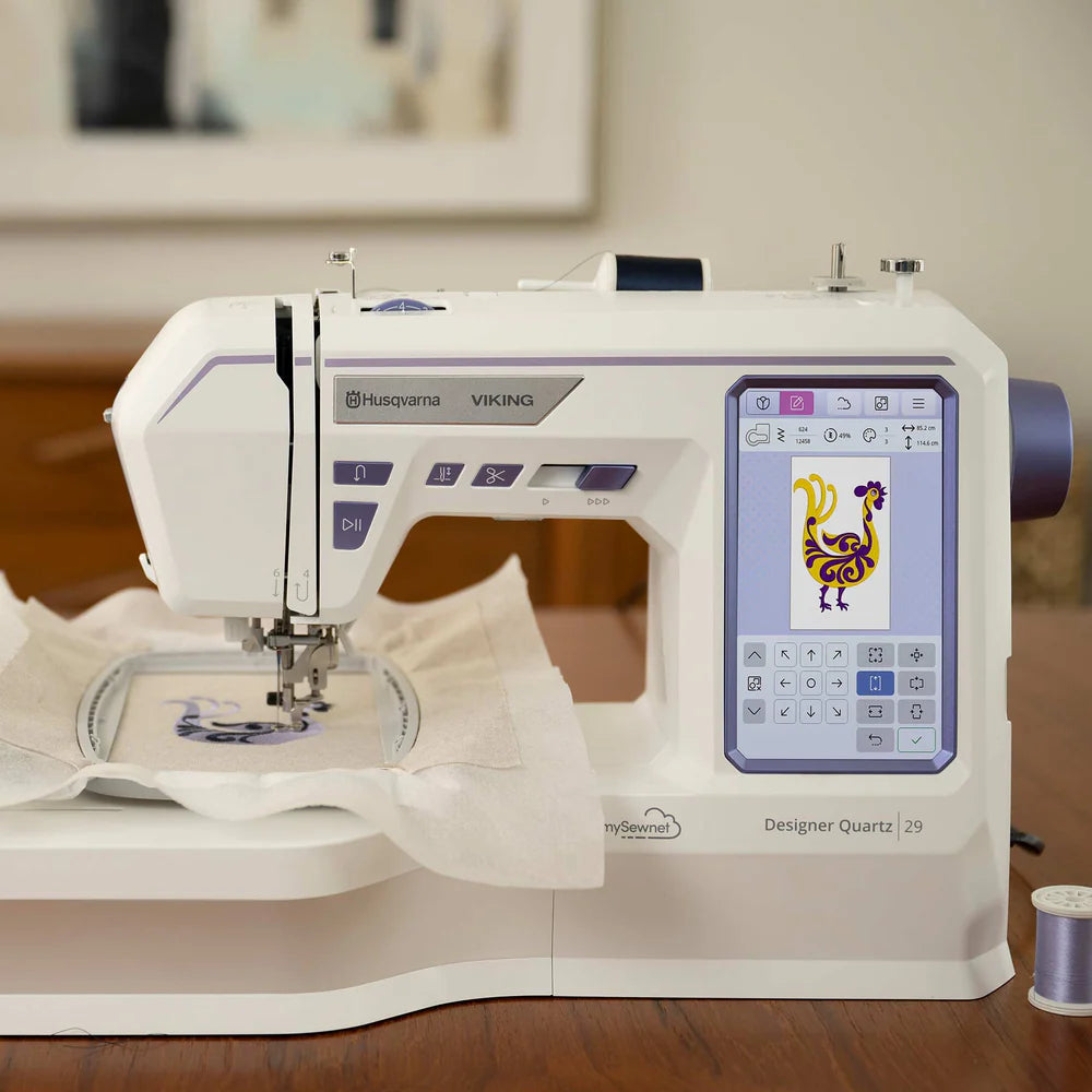 HUSQVARNA VIKING DESIGNER QUARTZ 29 Sewing & Embroidery Machine