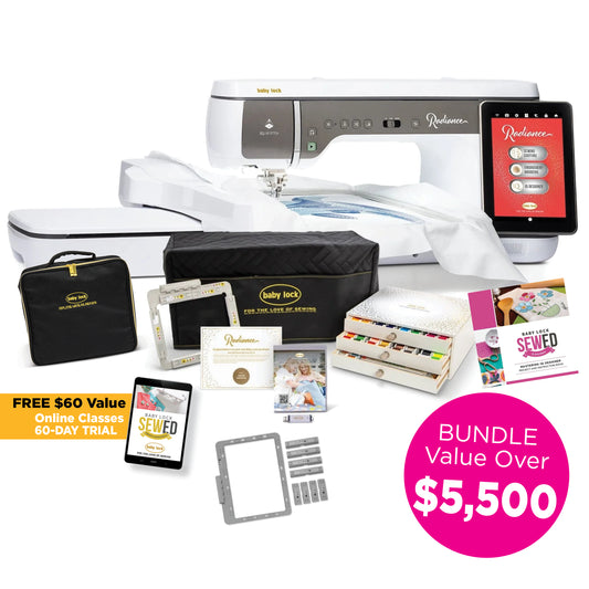 Baby Lock Radiance Embroidery, Sewing and Quilting Machine